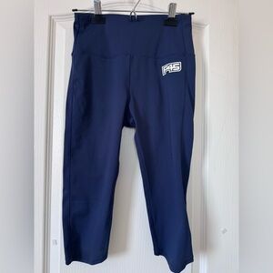 F45 Training navy blue capri length legging size Small New with Tags